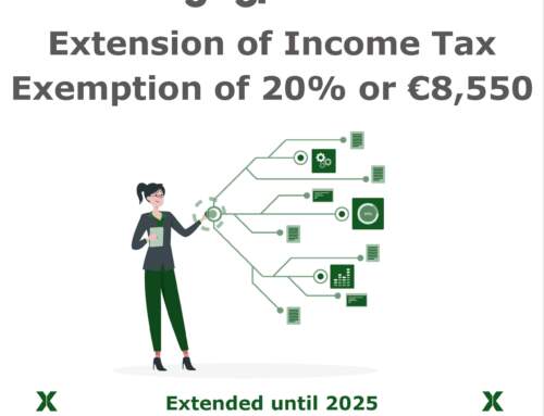 Tax Update – Extension of the income tax exemption of 20% or €8,550